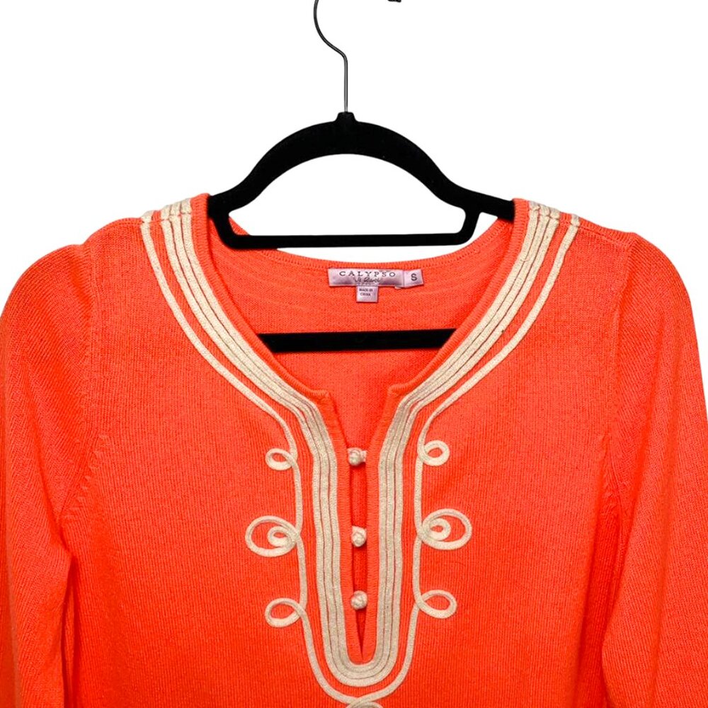 CALYPSO ST. BARTH Cashmere Vacation Tunic Sweater - Picture 3 of 8